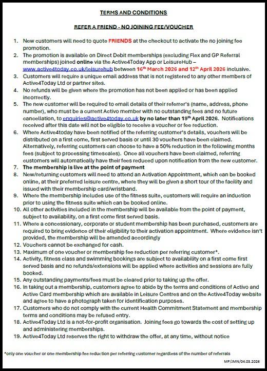 Refer a friend mar 26 t&cs Refer a friend mar 26 t&cs